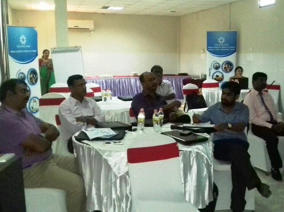 Action plan development with WUSC (photo 3)