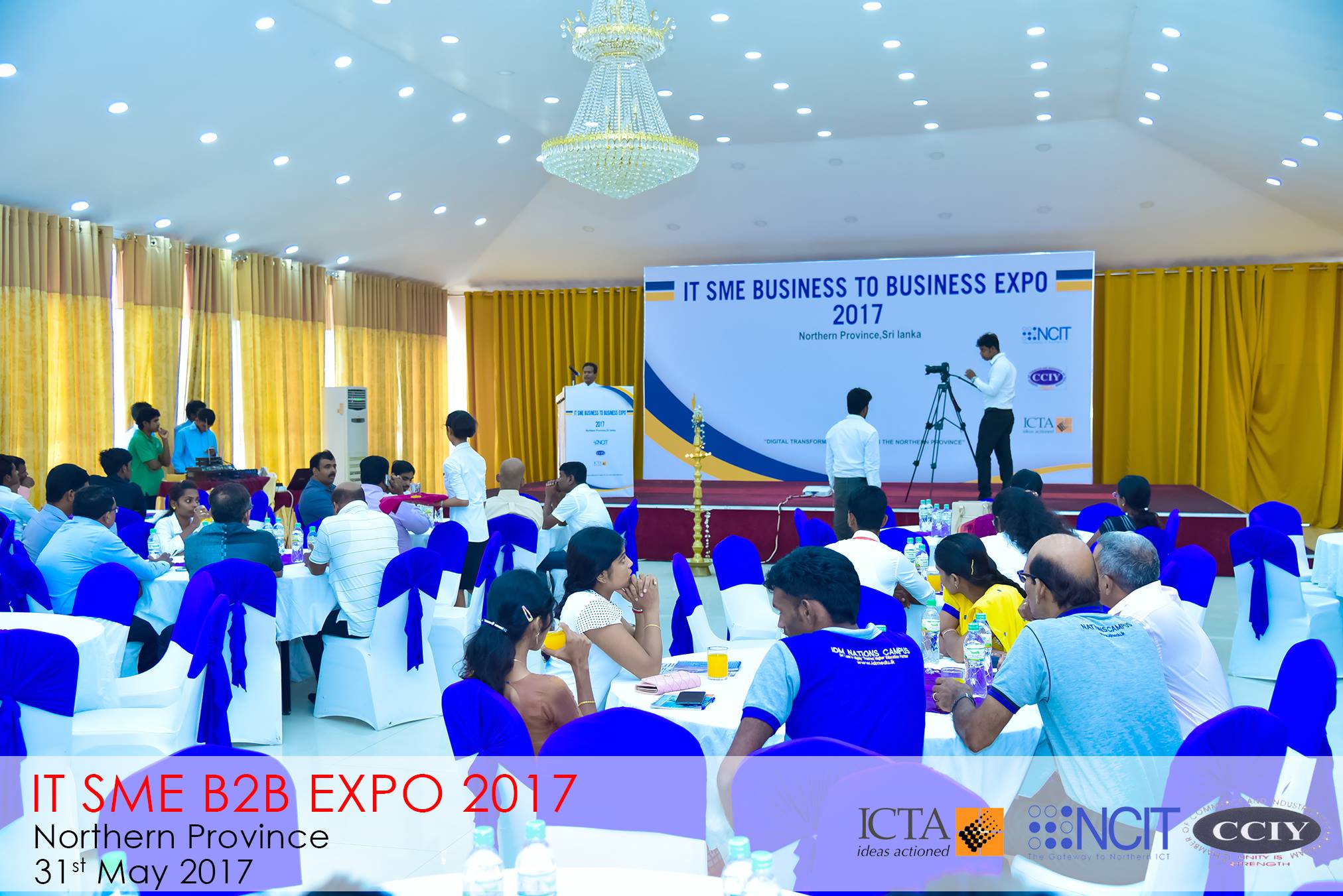 Northern IT SME Business to Business Expo 2017  Organized in grant scale for SMEs in Northern Province